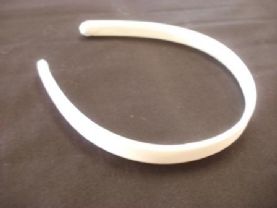 12mm ivory satin hair band